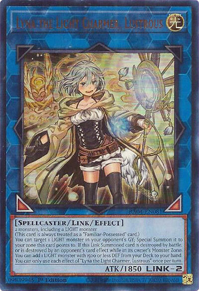 Lyna the Light Charmer, Lustrous (Ultra Rare) [RA04-EN081-UR]