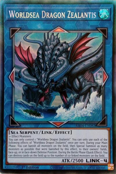 Worldsea Dragon Zealantis (Collector's Rare) [RA04-EN082-CR]