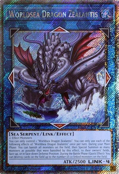 Worldsea Dragon Zealantis (Platinum Secret Rare) [RA04-EN082-PlSR]