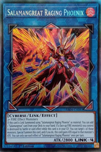 Salamangreat Raging Phoenix (Collector's Rare) [RA04-EN083-CR]
