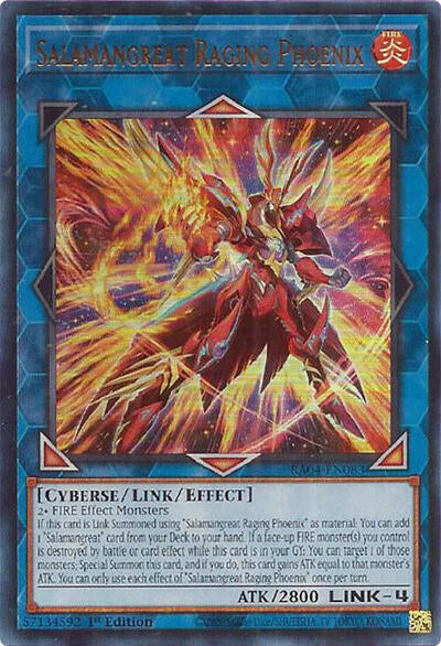 Salamangreat Raging Phoenix (Ultra Rare) [RA04-EN083-UR]