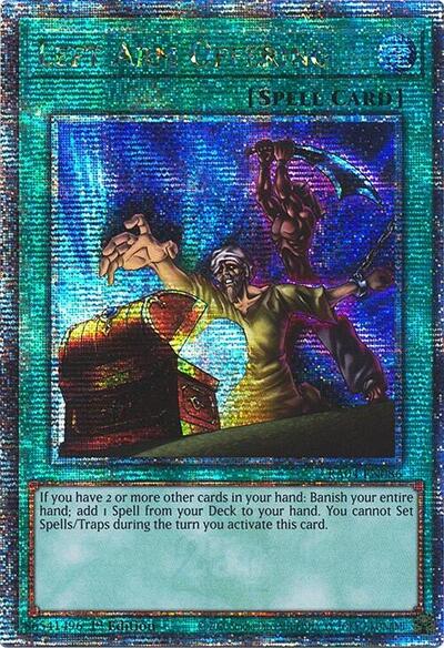 Left Arm Offering (Quarter Century Secret Rare) [RA04-EN086-QCSR]
