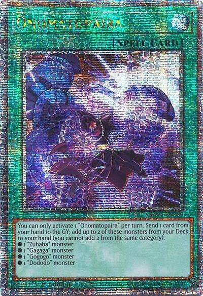 Onomatopaira (Quarter Century Secret Rare) [RA04-EN089-QCSR]