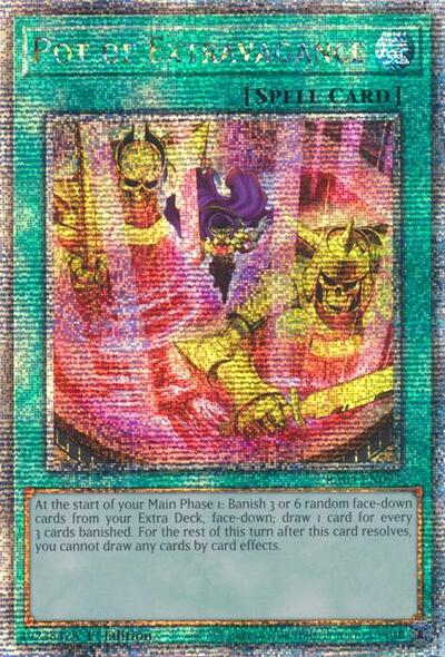 Pot of Extravagance (Quarter Century Secret Rare) [RA04-EN093-QCSR]