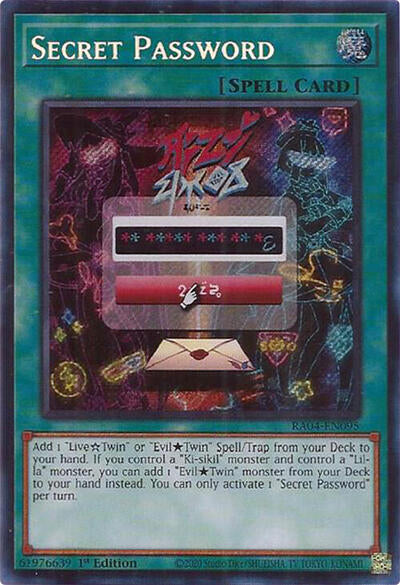 Secret Password (Secret Rare) [RA04-EN095-SeR]