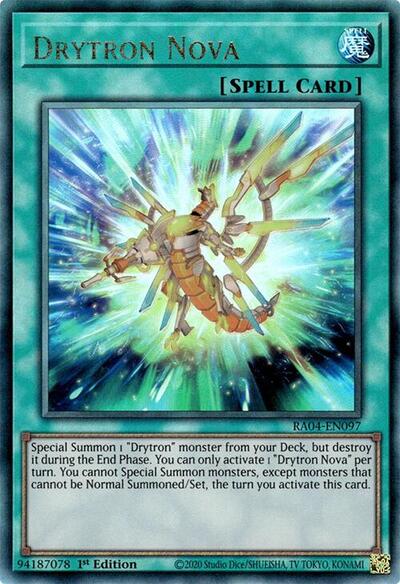 Drytron Nova (Ultimate Rare) [RA04-EN097-UmR]