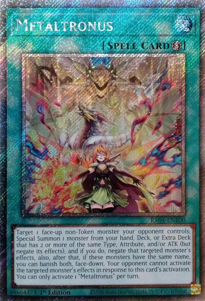 Metaltronus (Platinum Secret Rare) [RA04-EN100-PlSR]