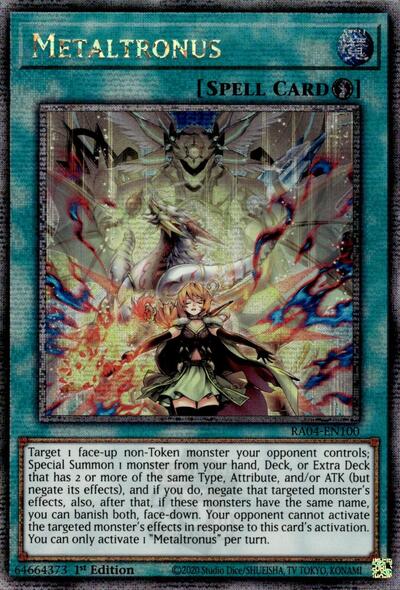 Metaltronus (Quarter Century Secret Rare) [RA04-EN100-QCSR]
