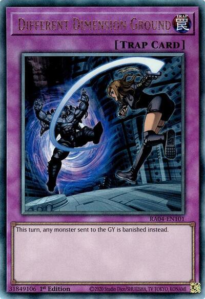Different Dimension Ground (Ultimate Rare) [RA04-EN101-UmR]