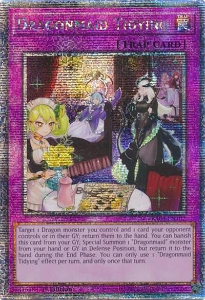 Dragonmaid Tidying (Quarter Century Secret Rare) [RA04-EN102-QCSR]