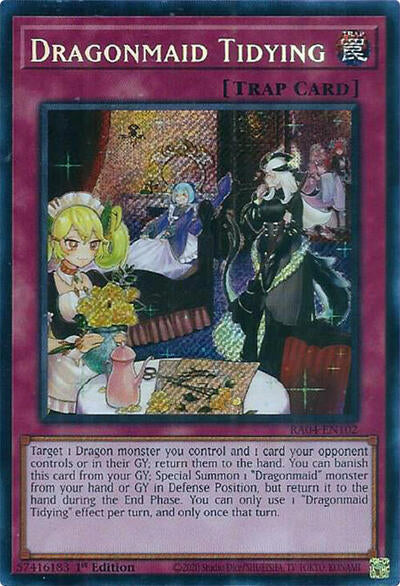 Dragonmaid Tidying (Secret Rare) [RA04-EN102-SeR]