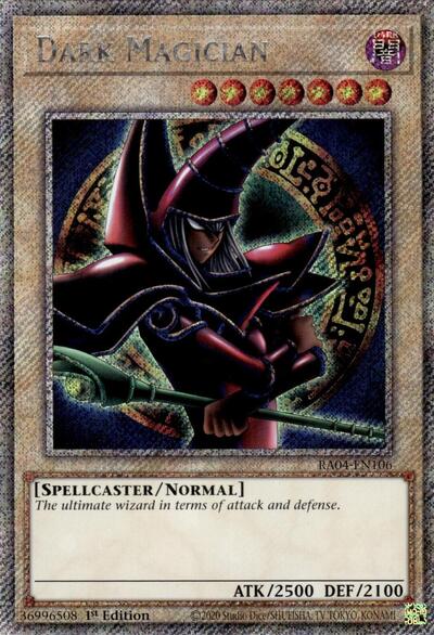 Dark Magician (Platinum Secret Rare) (E) [RA04-EN106-PlSR-E]