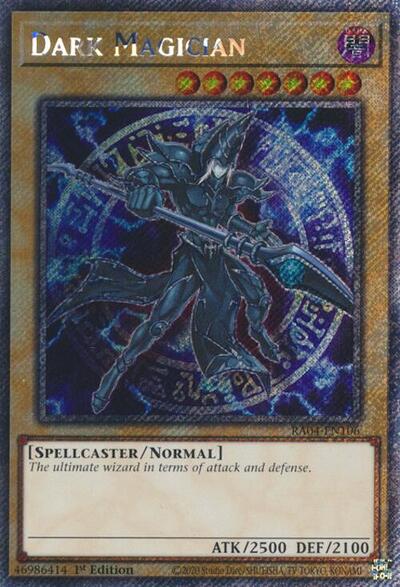 Dark Magician (Platinum Secret Rare) (D) [RA04-EN106-PlSR-D]