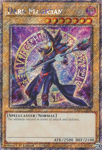 Dark Magician (Platinum Secret Rare) (B) [RA04-EN106-PlSR-B]