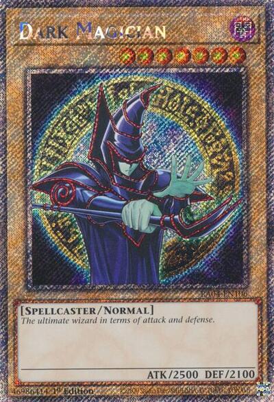 Dark Magician (Platinum Secret Rare) (A) [RA04-EN106-PlSR-A]
