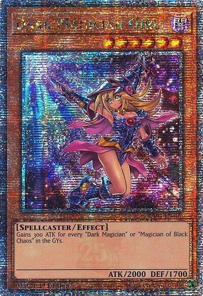 Dark Magician Girl (Quarter Century Secret Rare) (A) [RA04-EN107-QCSR-A]