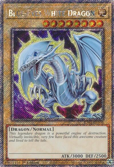 Blue-Eyes White Dragon (Platinum Secret Rare) (B) [RA04-EN108-PlSR-B]