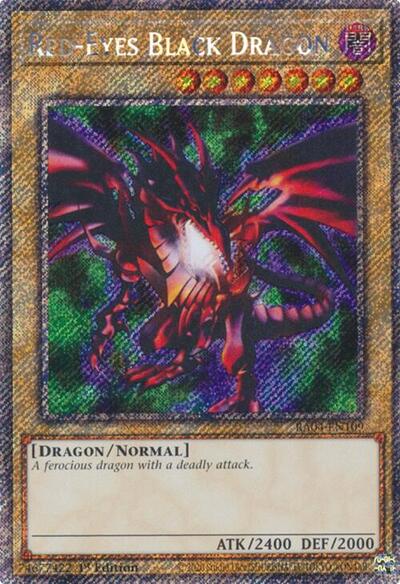 Red-Eyes Black Dragon (Platinum Secret Rare) (C) [RA04-EN109-PlSR-C]