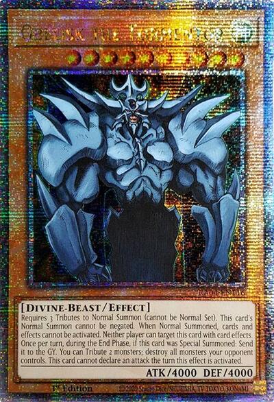 Obelisk the Tormentor (Quarter Century Secret Rare) [RA04-EN116-QCSR]