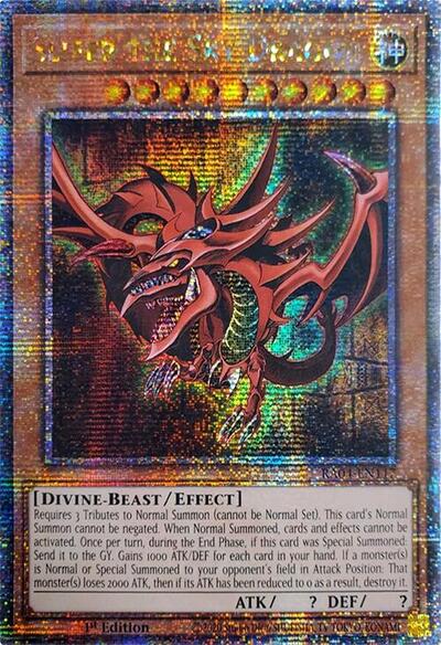 Slifer the Sky Dragon (Quarter Century Secret Rare) [RA04-EN117-QCSR]