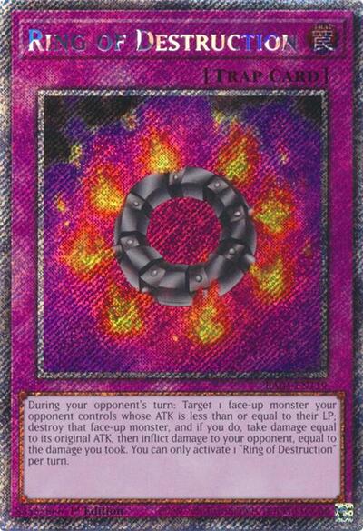 Ring of Destruction (Platinum Secret Rare) [RA04-EN119-PlSR]