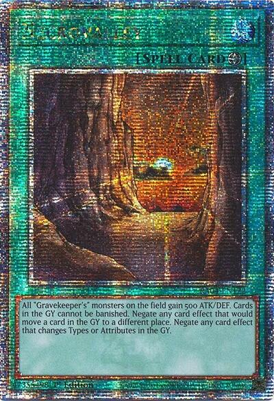 Necrovalley (Quarter Century Secret Rare) [RA04-EN122-QCSR]