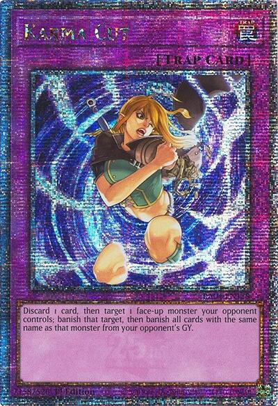 Karma Cut (Quarter Century Secret Rare) [RA04-EN128-QCSR]