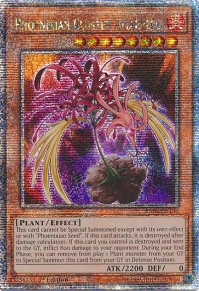 Phoenixian Cluster Amaryllis (Quarter Century Secret Rare) [RA04-EN136-QCSR]