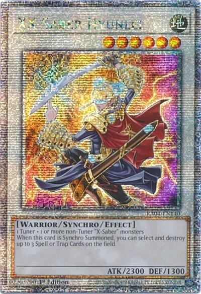 XX-Saber Hyunlei (Quarter Century Secret Rare) [RA04-EN140-QCSR]