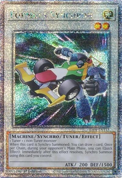 Formula Synchron (Quarter Century Secret Rare) [RA04-EN143-QCSR]