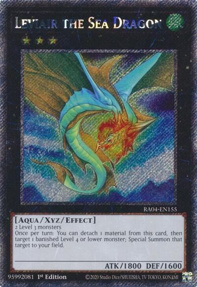 Leviair the Sea Dragon (Platinum Secret Rare) [RA04-EN155-PlSR]