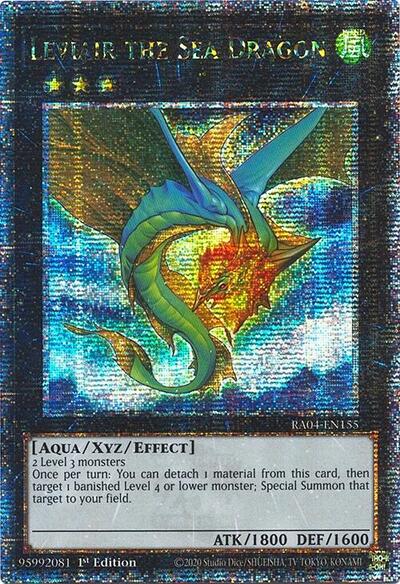 Leviair the Sea Dragon (Quarter Century Secret Rare) [RA04-EN155-QCSR]