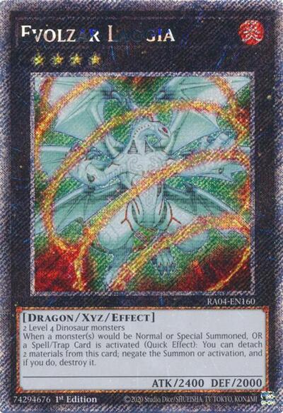 Evolzar Laggia (Platinum Secret Rare) [RA04-EN160-PlSR]