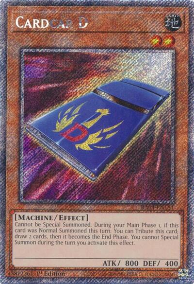 Cardcar D (Platinum Secret Rare) [RA04-EN181-PlSR]