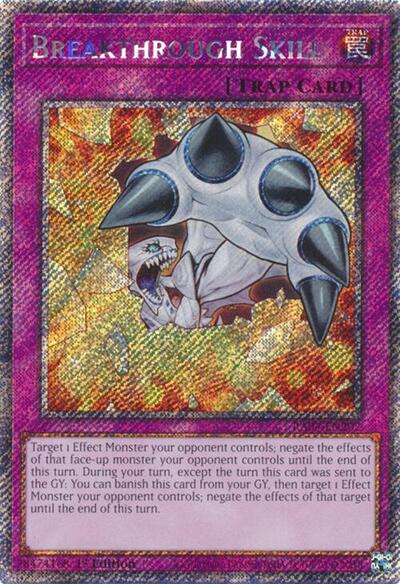 Breakthrough Skill (Platinum Secret Rare) [RA04-EN202-PlSR]