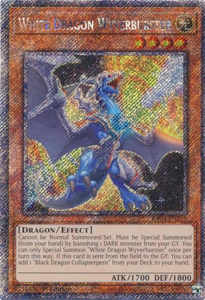 White Dragon Wyverburster (Platinum Secret Rare) [RA04-EN203-PlSR]