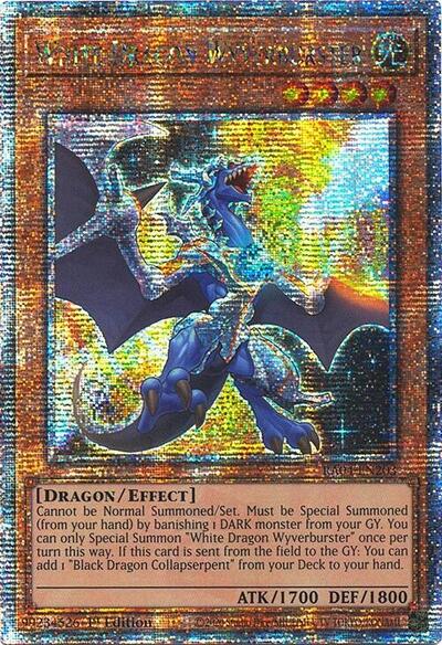 White Dragon Wyverburster (Quarter Century Secret Rare) [RA04-EN203-QCSR]