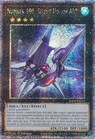 Number 101: Silent Honor ARK (Quarter Century Secret Rare) [RA04-EN211-QCSR]