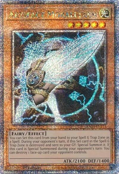 Artifact Moralltach (Quarter Century Secret Rare) [RA04-EN214-QCSR]