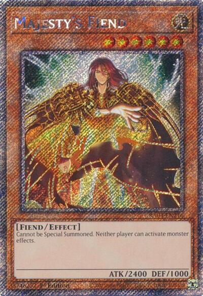 Majesty's Fiend (Platinum Secret Rare) [RA04-EN216-PlSR]