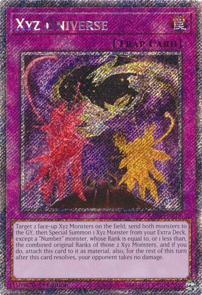 Xyz Universe (Platinum Secret Rare) [RA04-EN218-PlSR]