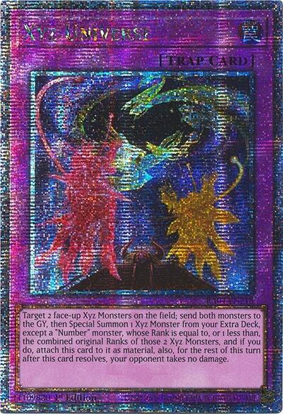 Xyz Universe (Quarter Century Secret Rare) [RA04-EN218-QCSR]