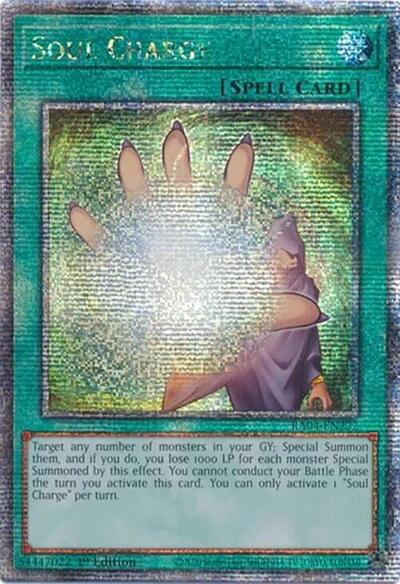 Soul Charge (Quarter Century Secret Rare) [RA04-EN222-QCSR]