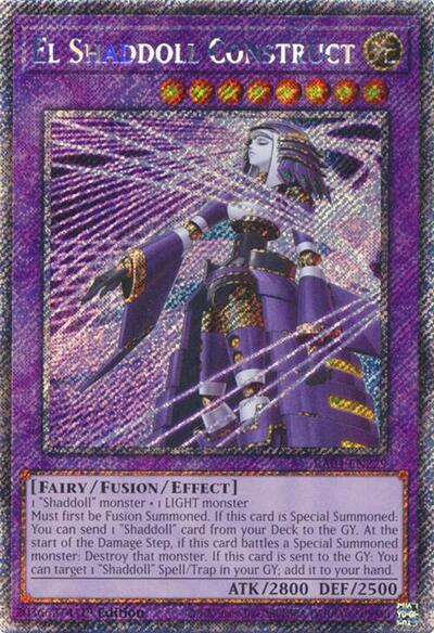 El Shaddoll Construct (Platinum Secret Rare) (Alternate Art) [RA04-EN229-PlSR-ALT]