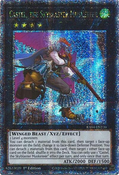 Castel, the Skyblaster Musketeer (Quarter Century Secret Rare) [RA04-EN230-QCSR]