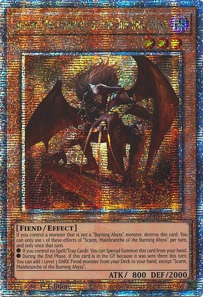 Scarm, Malebranche of the Burning Abyss (Quarter Century Secret Rare) [RA04-EN233-QCSR]