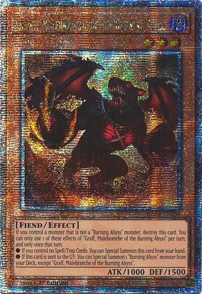 Graff, Malebranche of the Burning Abyss (Quarter Century Secret Rare) [RA04-EN235-QCSR]