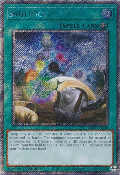 Saqlifice (Platinum Secret Rare) [RA04-EN238-PlSR]