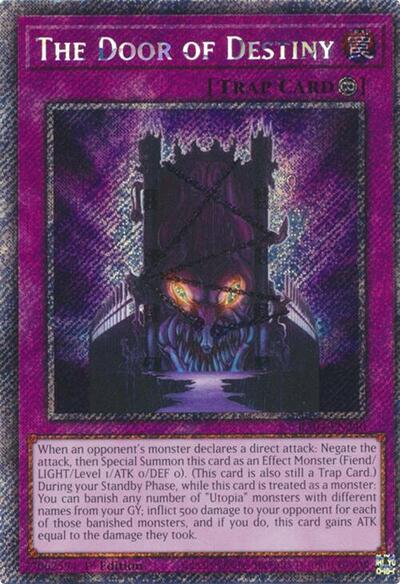 The Door of Destiny (Platinum Secret Rare) [RA04-EN240-PlSR]