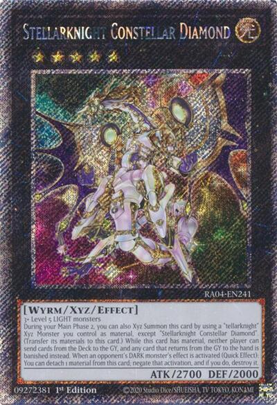 Stellarknight Constellar Diamond (Platinum Secret Rare) [RA04-EN241-PlSR]